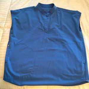 XS Rafaela Scrub Top Figs Ceil Blue